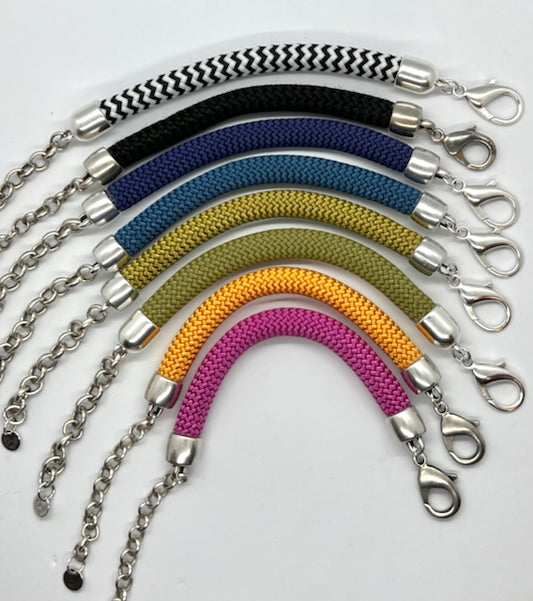 ADVENTURE: Classic Braided Nautical Cord Bracelet with Adjustable Clasp