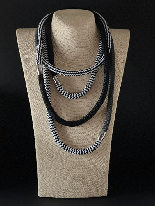 EVOLVE: A Bold Graphic Black & White Artsy Modular Accessory
