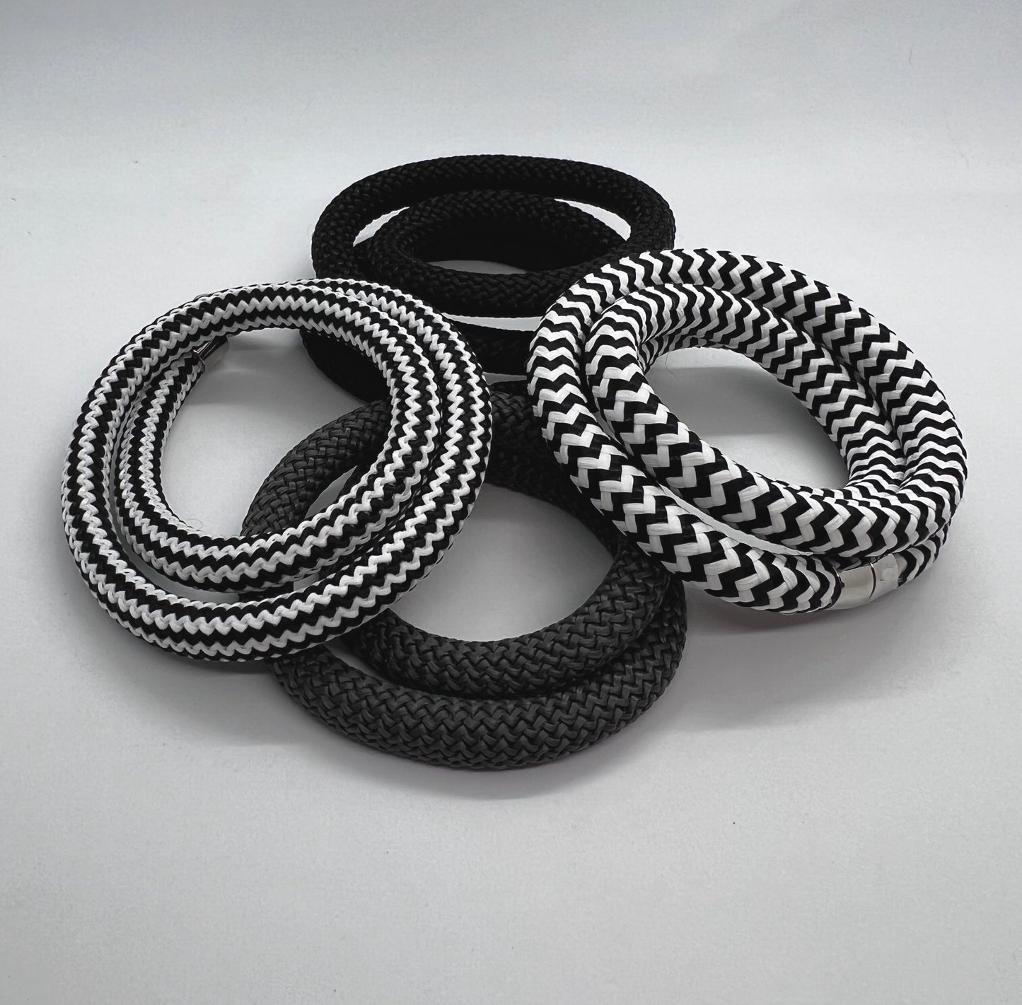 Abundance - Black Braided Nautical Rope Bracelet | Unisex