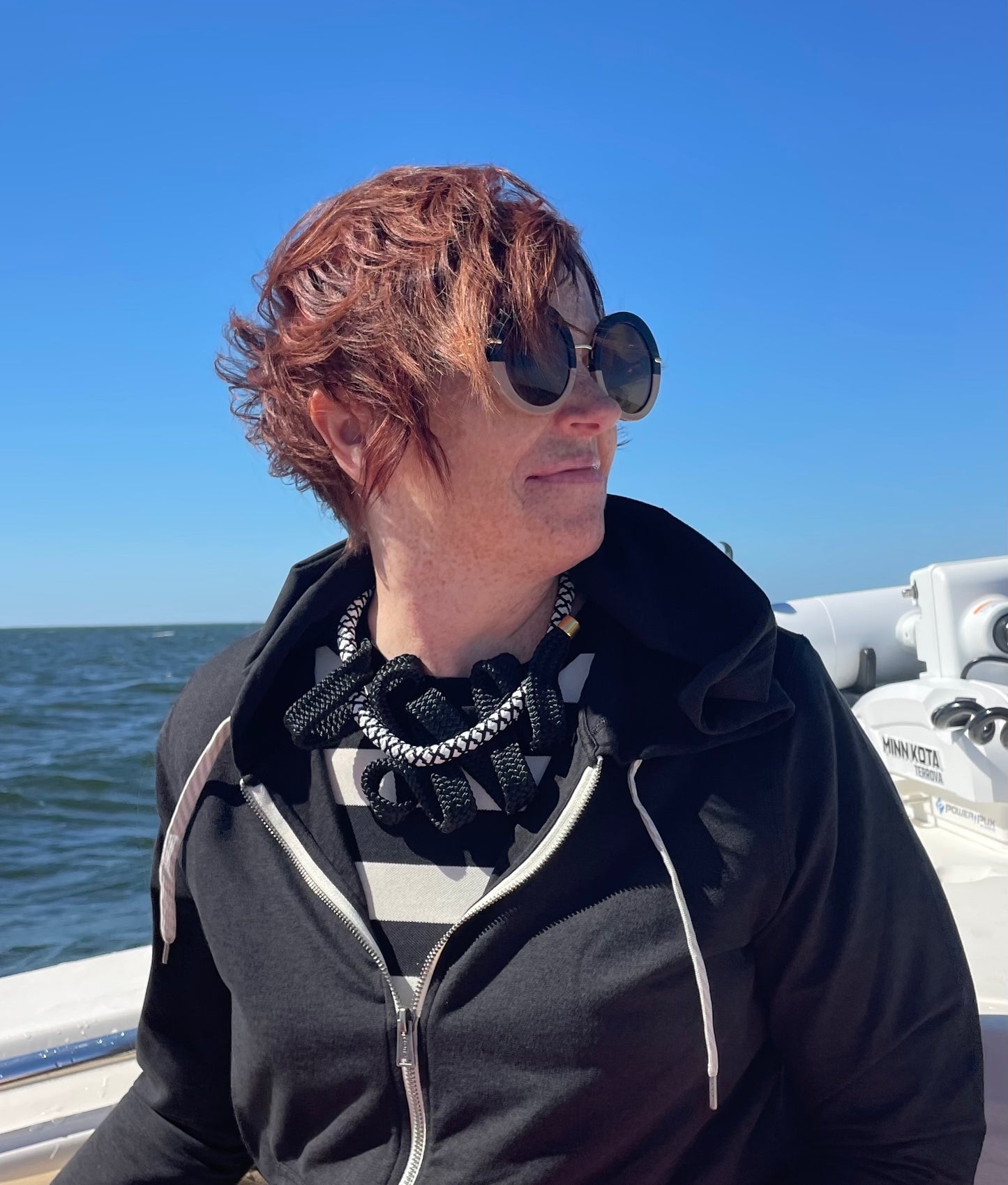 UNCHARTED: a bold, travel-ready sculptural necklace with a modern, coastal edge