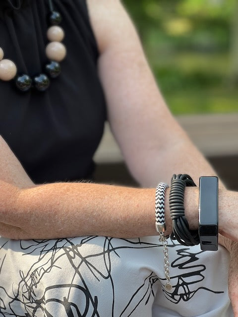 TENACIOUS: A Funky Rubber Roll On Bracelet