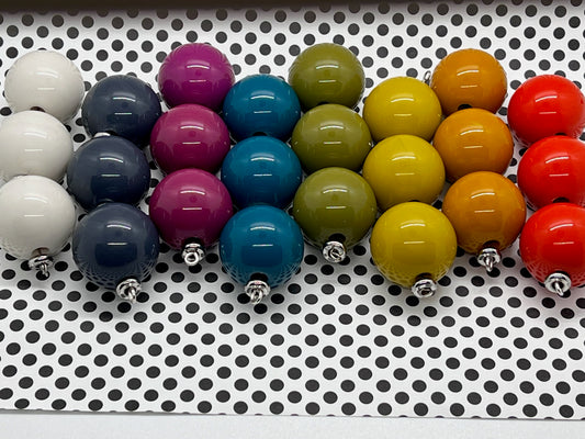 INSPIRE Chunky Vibrant Beads with Soft Black and Chevron Cord