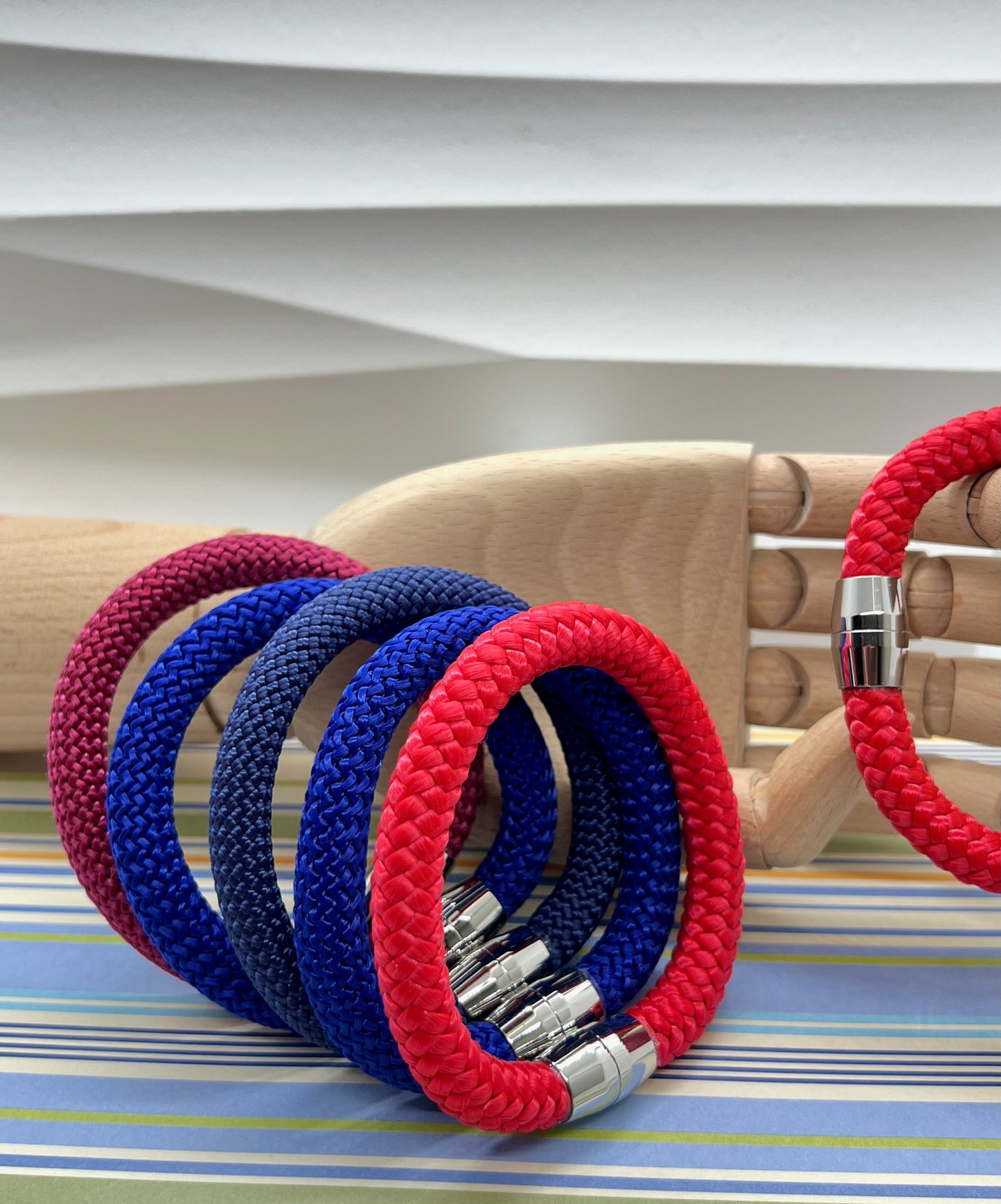 Abundance - Coastal Neutral Colors Nautical Rope Bracelet | Unisex