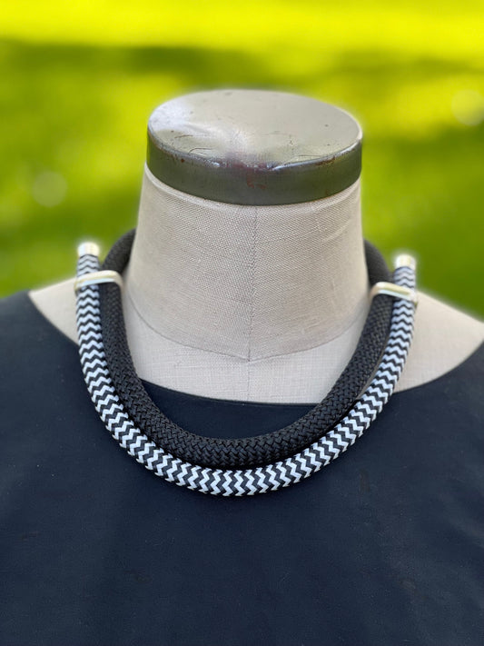 ILLUMINATE: A Classy Multi-Strand Woven Cord Choker