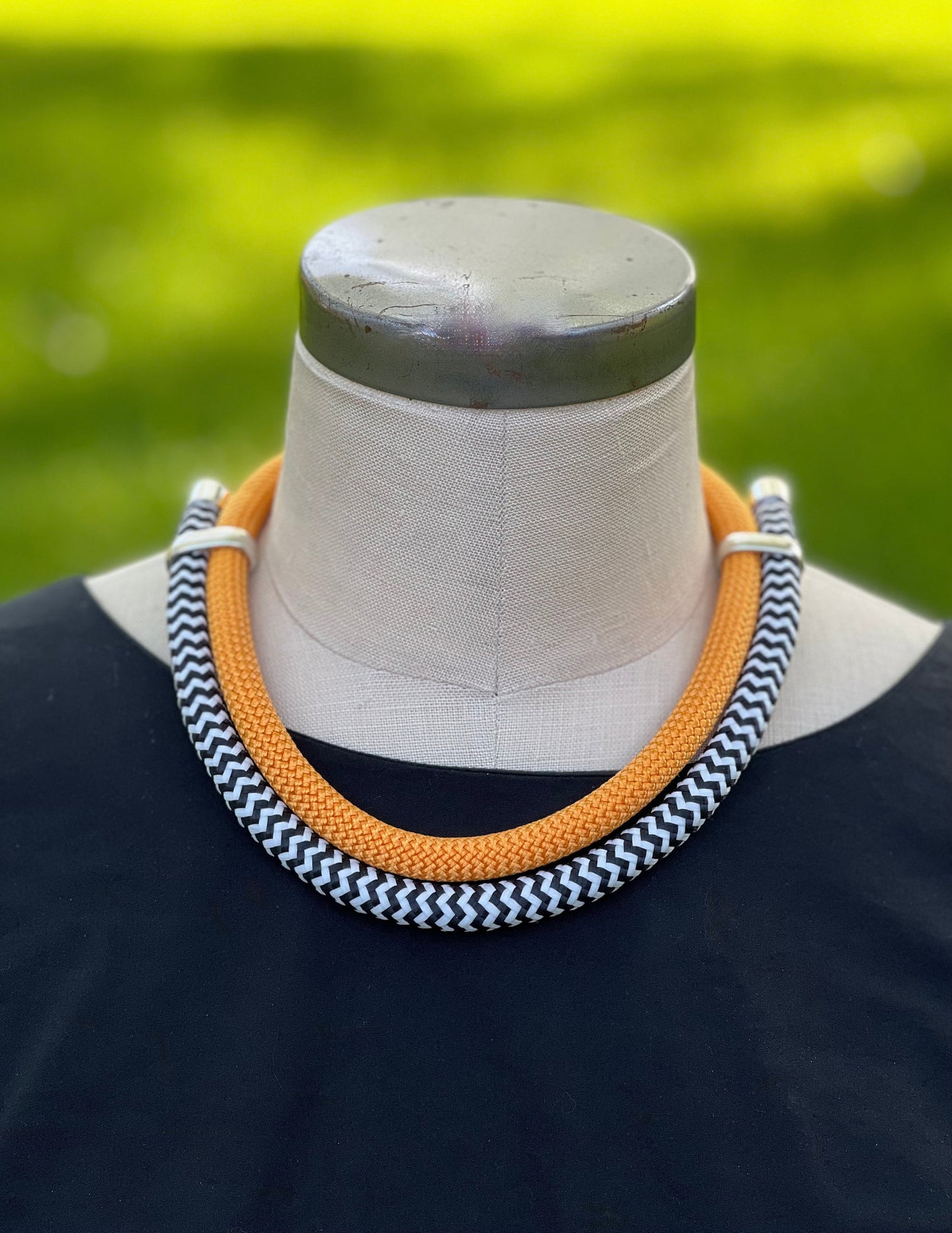 ILLUMINATE: A Classy Multi-Strand Woven Cord Choker
