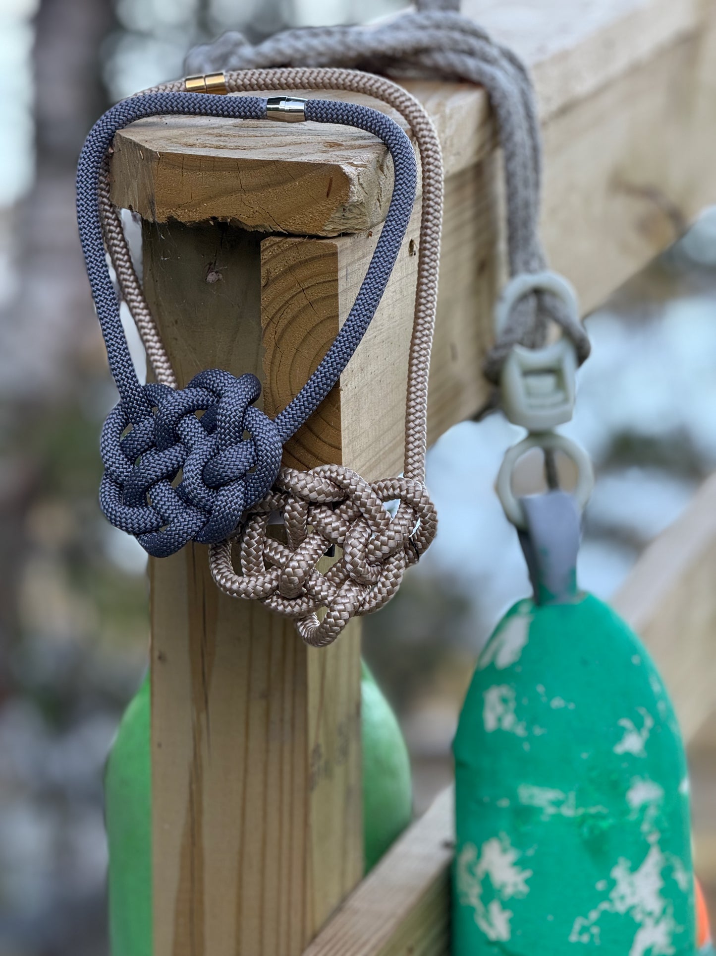 Brave - Our Iconic Hand Knotted Coastal Necklace in Color