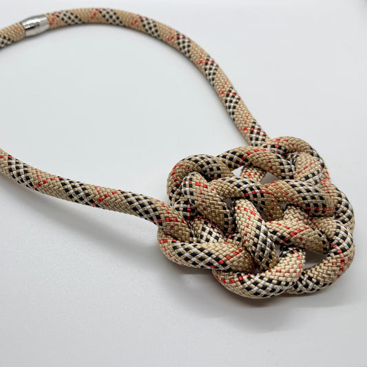 Brave - Our Iconic Hand Knotted Coastal Aesthetic Necklace in Patterns & Textures