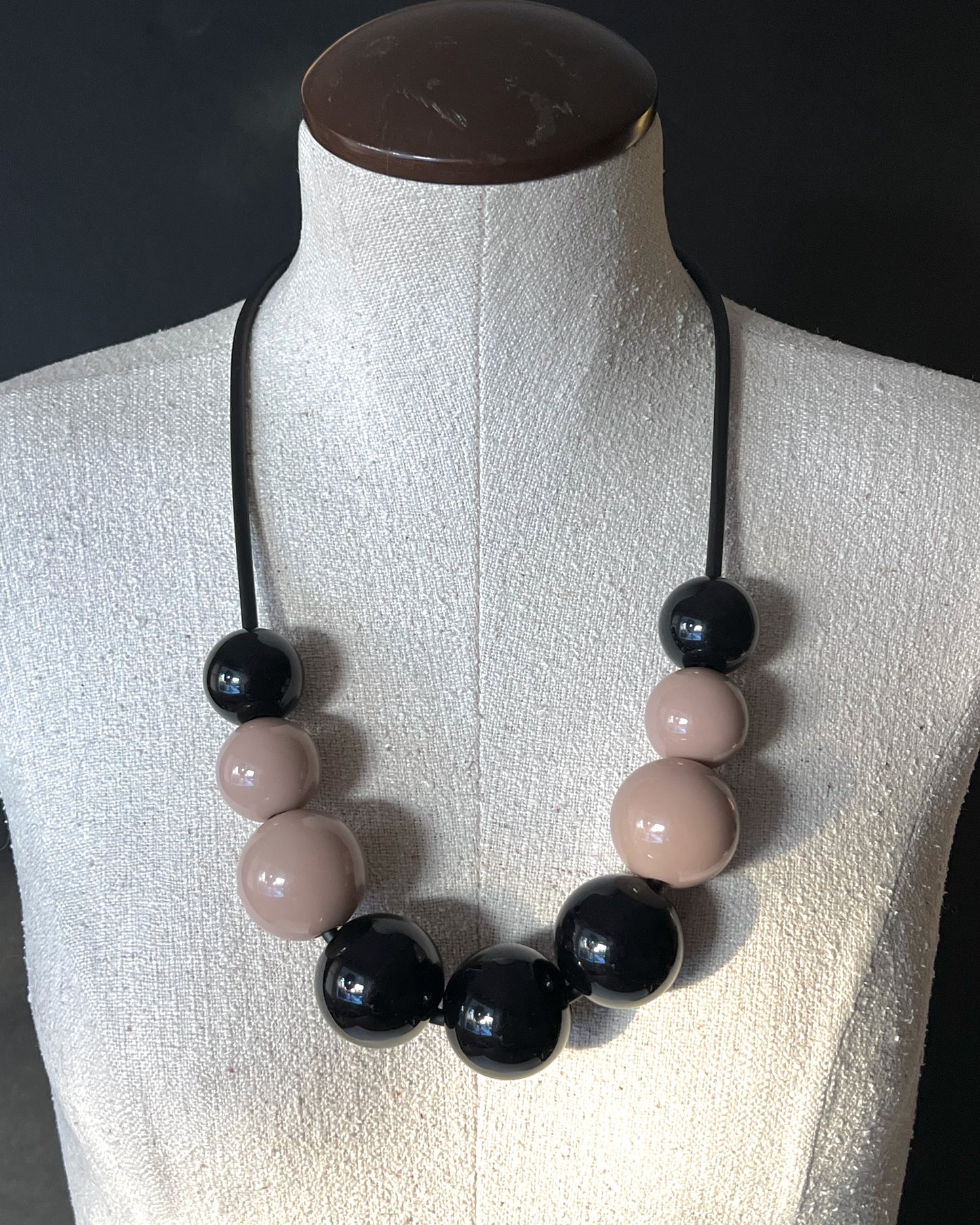 CELEBRATE: A Chunky Acrylic Beaded Necklace in 4 Color Ways/2 Lengths