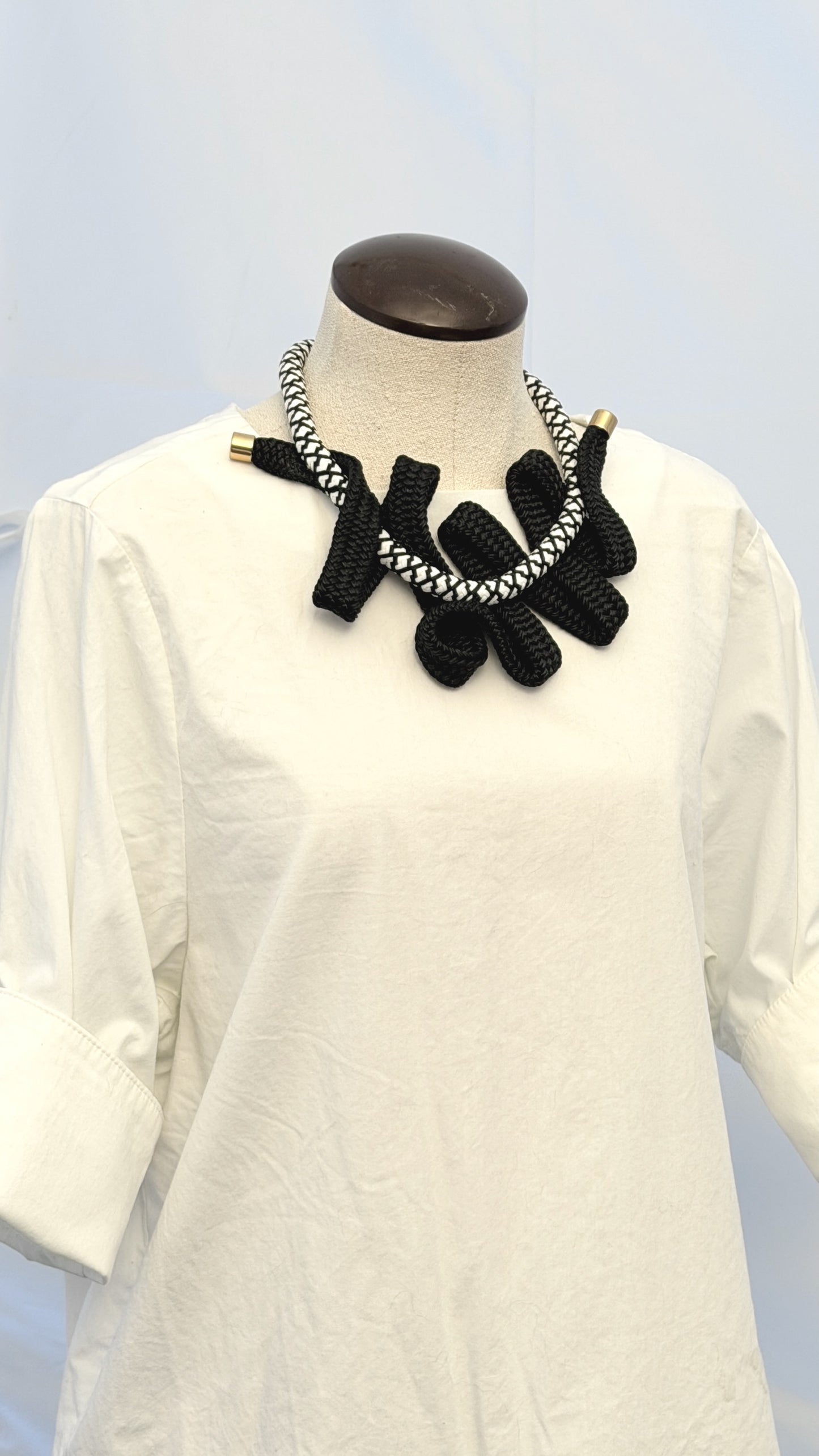 UNCHARTED: a bold, travel-ready sculptural necklace with a modern, coastal edge