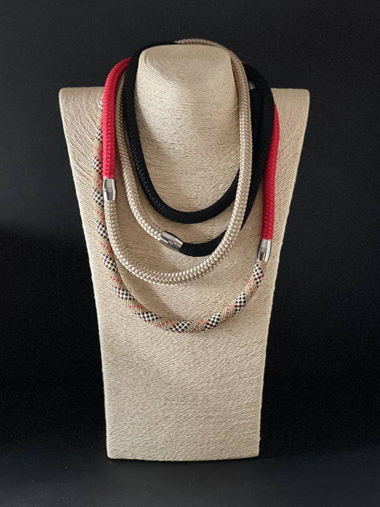 EVOLVE: A Chic Modern Modular Accessory in Scottish Tartan Plaid