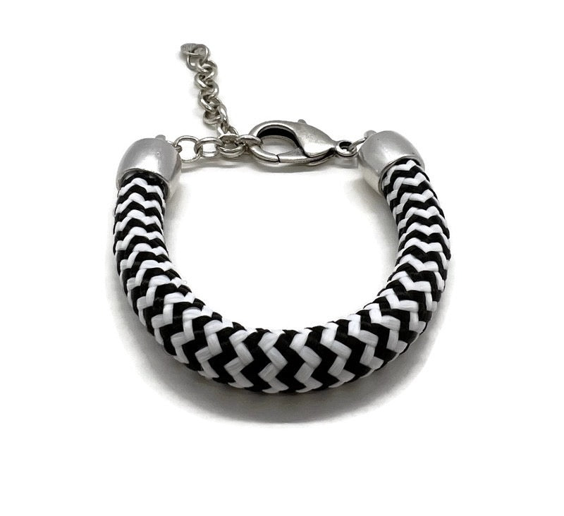 ADVENTURE: Classic Braided Fiber Cord Bracelet with Adjustable Clasp