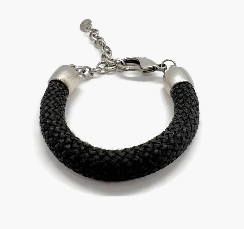 ADVENTURE: Classic Braided Fiber Cord Bracelet with Adjustable Clasp