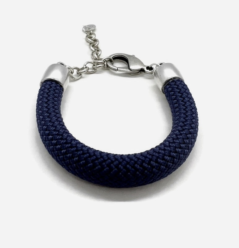 ADVENTURE: Classic Braided Fiber Cord Bracelet with Adjustable Clasp