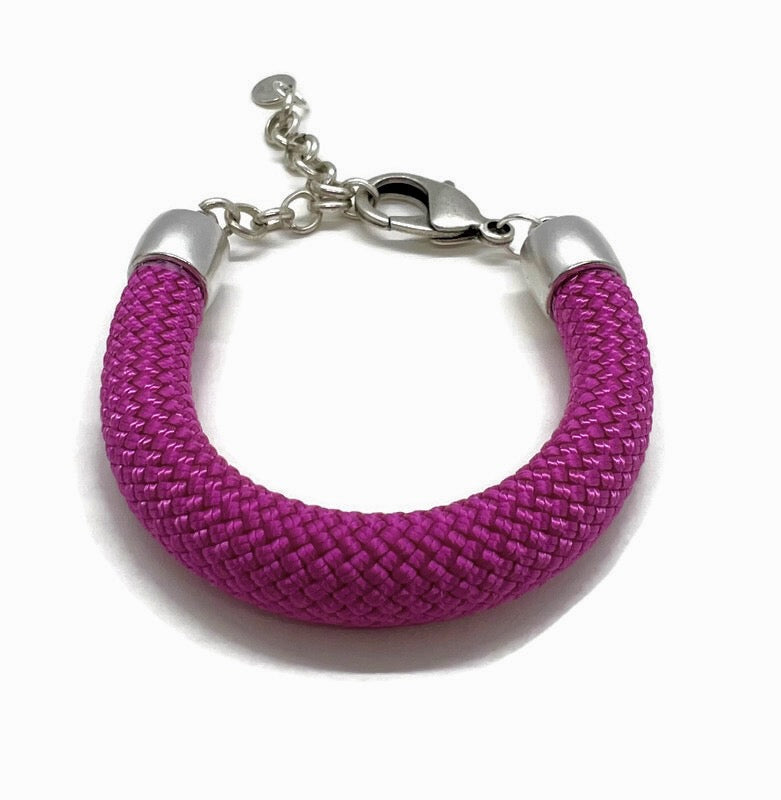 ADVENTURE: Classic Braided Fiber Cord Bracelet with Adjustable Clasp