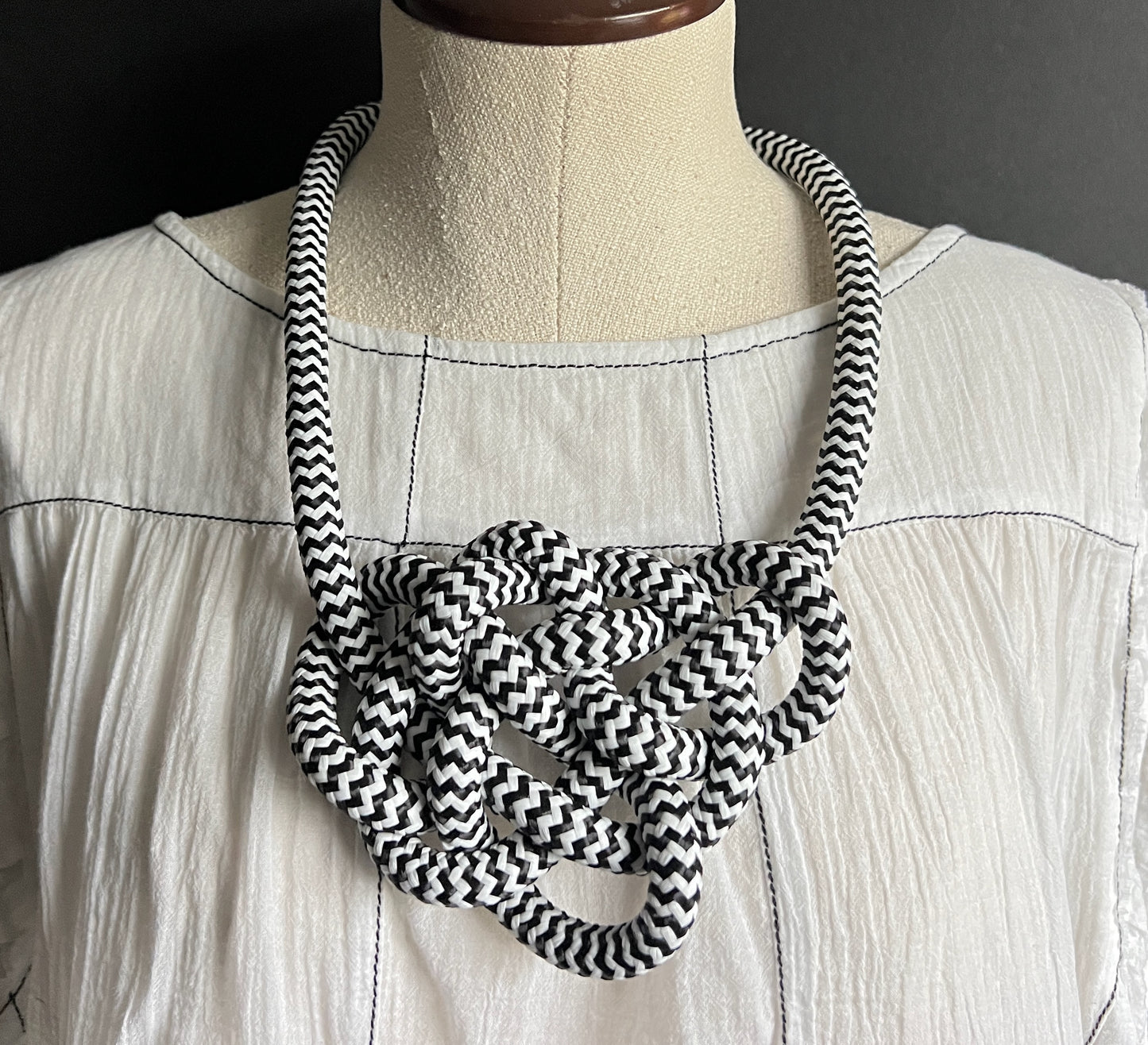 Brave - Our Iconic Hand Knotted Coastal Aesthetic Necklace in Patterns & Textures