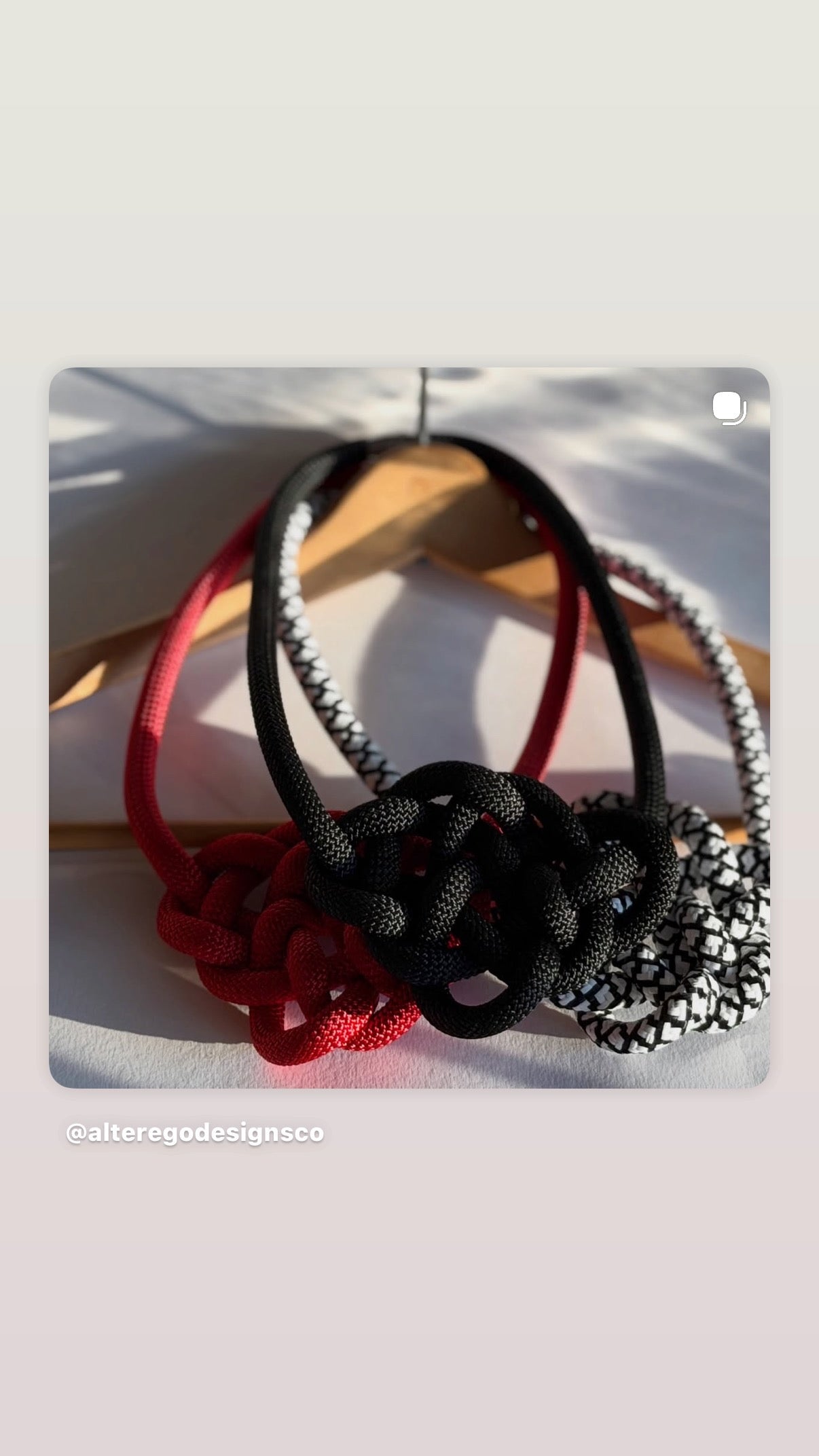 Brave - Our Iconic Hand Knotted Coastal Necklace in Color