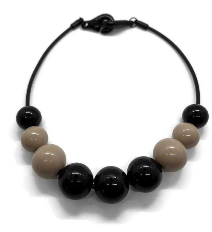 CELEBRATE: A Chunky Acrylic Beaded Necklace in 4 Color Ways/2 Lengths