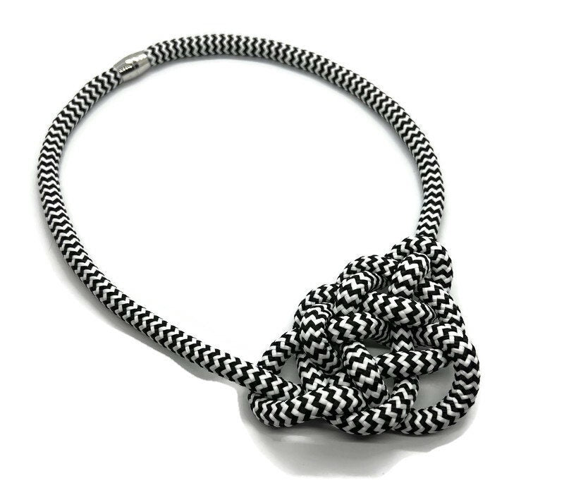 BRAVE: A Bold Fiber Statement Necklace